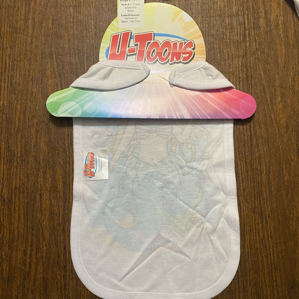 NWT Bib by U-Toons by Crossroads Designs
